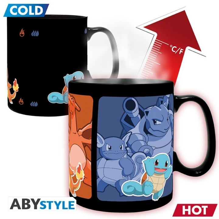 Abysse POKEMON Krus Heat Change - Evolve - 460 ml i gruppen SPORT, FRITID & HOBBY / Morsomme produkter / Kopper hos TP E-commerce Nordic AB (D21959)