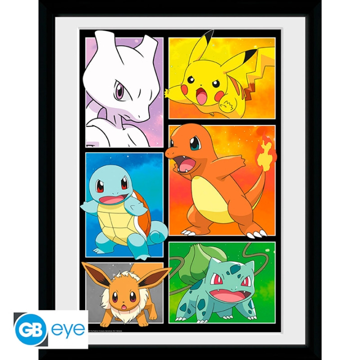 Abysse Innrammet trykk tegneseriepanel - POKEMON - 30,5 x 40,6 cm i gruppen SPORT, FRITID & HOBBY / Morsomme produkter / Samlerobjekter hos TP E-commerce Nordic AB (D21975)