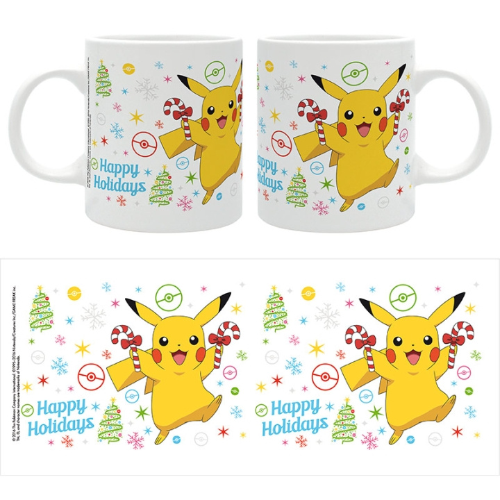 Abysse Pikachu julekrus - 320 ml i gruppen SPORT, FRITID & HOBBY / Morsomme produkter / Kopper hos TP E-commerce Nordic AB (D21978)