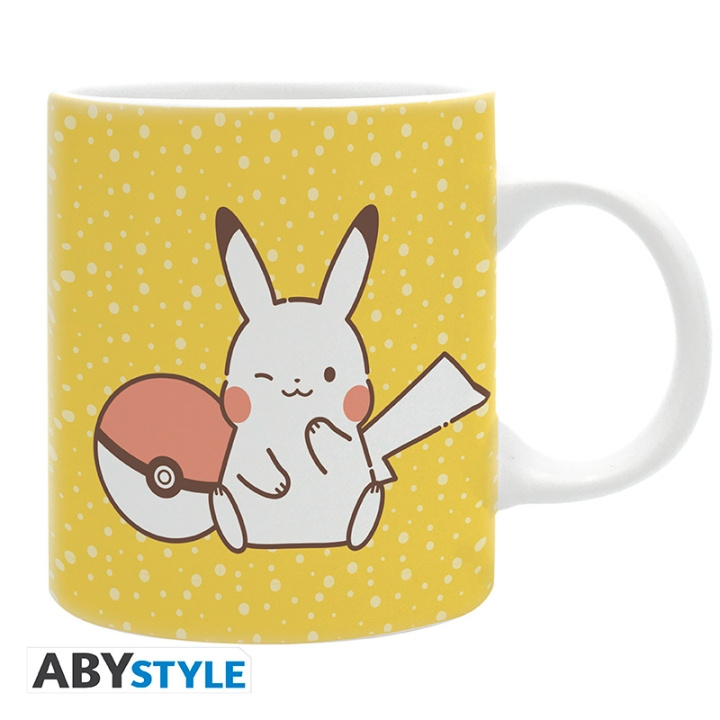 Abysse Pokémon-krus - Pikachu Electric Type - 320 ml i gruppen SPORT, FRITID & HOBBY / Morsomme produkter / Kopper hos TP E-commerce Nordic AB (D21982)