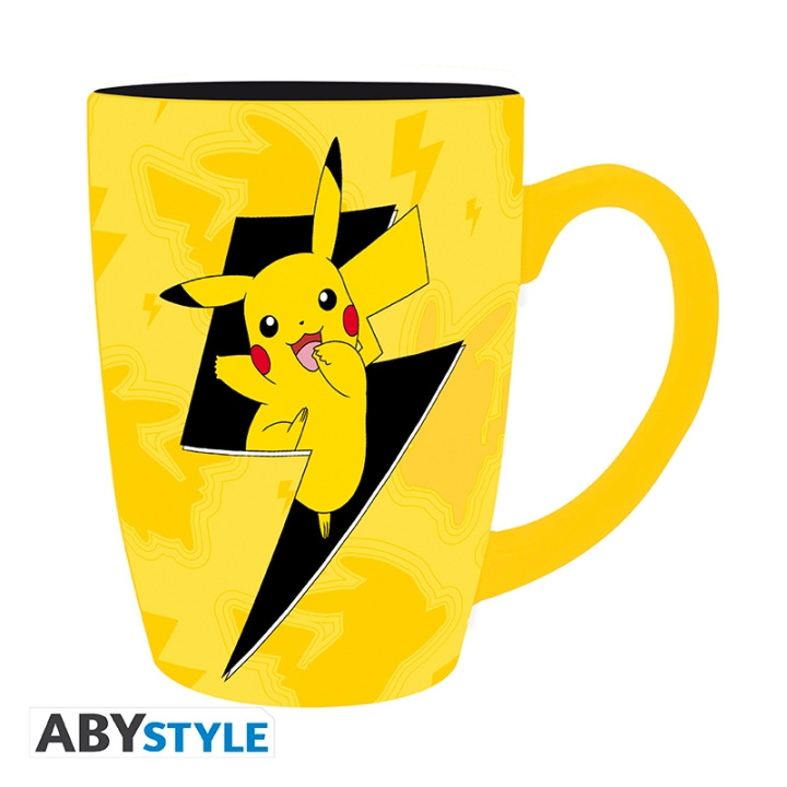 Abysse Pokémon-krus - Pikachu - 400 ml i gruppen SPORT, FRITID & HOBBY / Morsomme produkter / Kopper hos TP E-commerce Nordic AB (D21988)