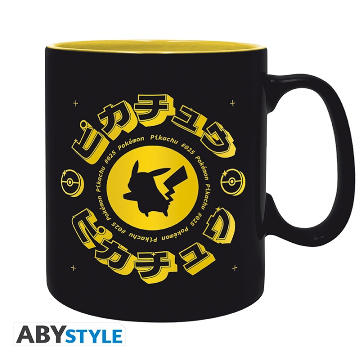 Abysse Pokémon-krus - Svart - 460 ml i gruppen SPORT, FRITID & HOBBY / Morsomme produkter / Kopper hos TP E-commerce Nordic AB (D21989)