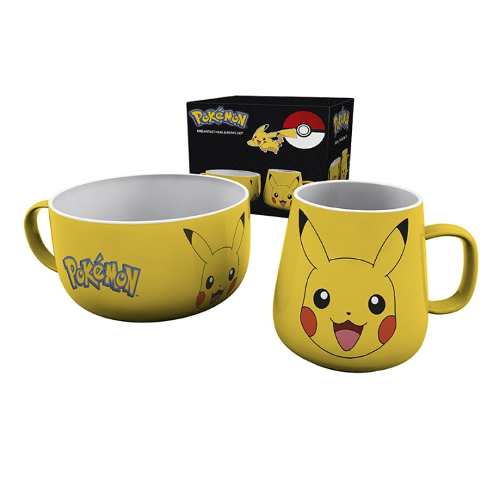 Abysse Pokémon frokostsett - Pikachu i gruppen SPORT, FRITID & HOBBY / Morsomme produkter / Samlerobjekter hos TP E-commerce Nordic AB (D22000)