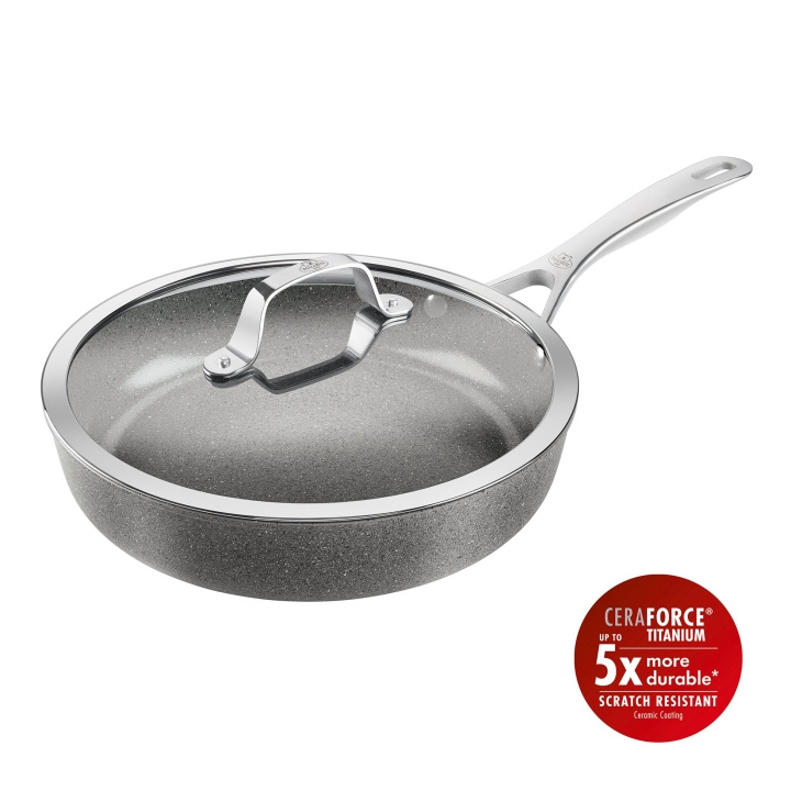 Ballarini Salina keramisk sauterpanne med lokk - 28 cm i gruppen HJEM, HUS OG HAGE / Kjøkkenutstyr / Stekepanner hos TP E-commerce Nordic AB (D22026)