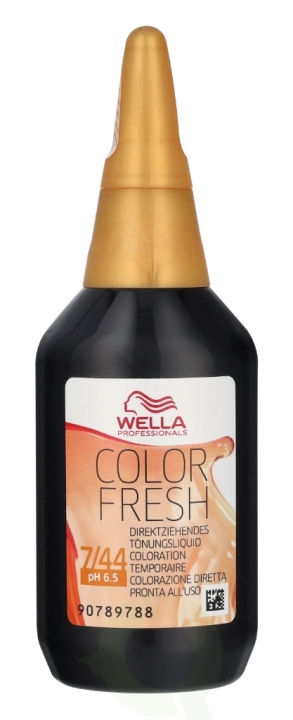 Wella Color Fresh - Acid 75 ml 7/44 i gruppen HELSE OG SKJØNNHET / Hår & styling / Hårpleie / Hårfarge / Hårfarge & Fargebombe hos TP E-commerce Nordic AB (D22035)