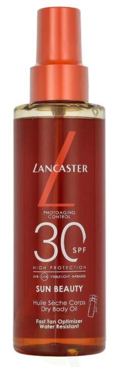 Lancaster Sun Beauty Fast Tan Optimizer Satin Dry Oil High Protection SPF30 150 ml i gruppen HELSE OG SKJØNNHET / Hudpleie / Soling / Solkrem hos TP E-commerce Nordic AB (D22055)