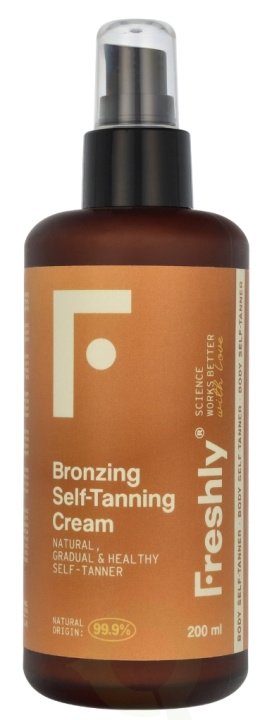 Freshly Cosmetics Bronzing Self-Tanning Cream 200 ml i gruppen HELSE OG SKJØNNHET / Hudpleie / Soling / Brun uten sol hos TP E-commerce Nordic AB (D22061)