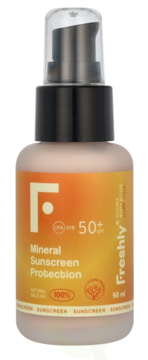Freshly Cosmetics Healthy Mineral Sunscreen SPF50+ 50 ml i gruppen HELSE OG SKJØNNHET / Hudpleie / Soling / Solkrem hos TP E-commerce Nordic AB (D22066)
