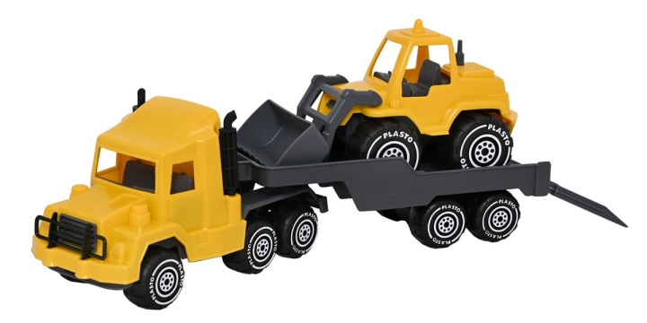 Plasto Lav gutt og frontlaster - 47 cm (1645000BOX) i gruppen LEKER, BARN OG BABY / Leker / Lekebiler hos TP E-commerce Nordic AB (D22159)