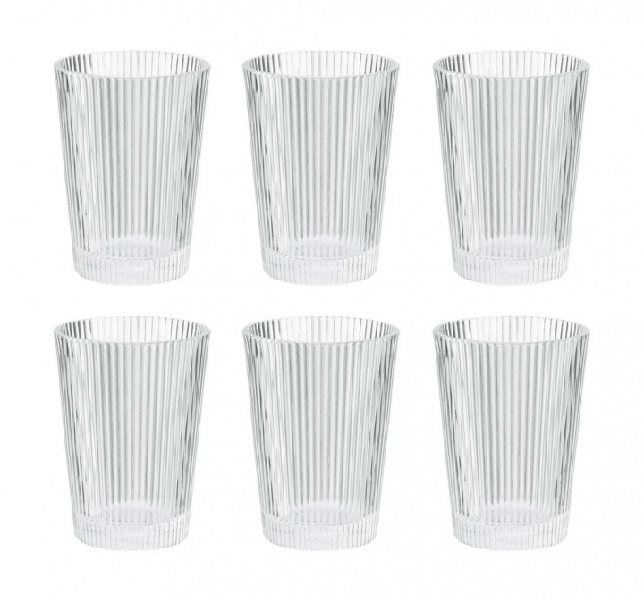 Stelton Pilastro Drikkeglass 24 cl (6 stk) i gruppen HJEM, HUS OG HAGE / Kjøkkenutstyr / Vin- og drinktilbehør hos TP E-commerce Nordic AB (D22165)