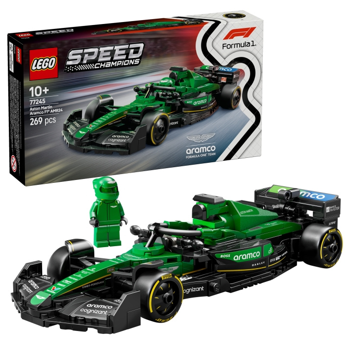 LEGO Speed Champions - Aston Martin Aramco F1® AMR24 Race Car (77245) i gruppen LEKER, BARN OG BABY / Leker / Byggeleker / Lego hos TP E-commerce Nordic AB (D22186)