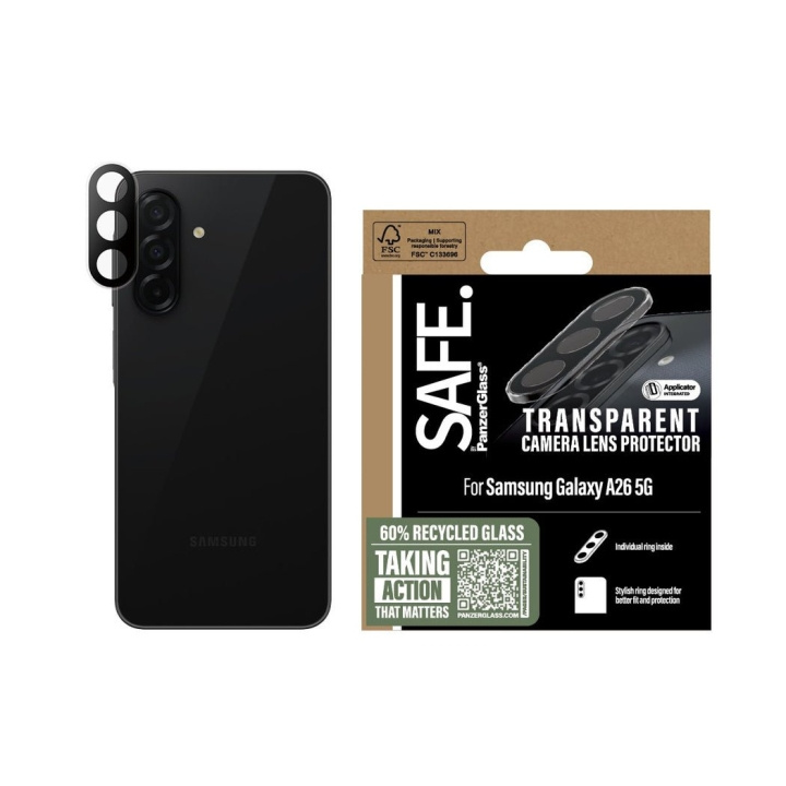 Panzer Glass - SAFE kameralinsebeskytter TRNSP Galaxy ny A26 5G i gruppen SMARTTELEFON & NETTBRETT / Mobilbeskyttelse / Samsung hos TP E-commerce Nordic AB (D22215)