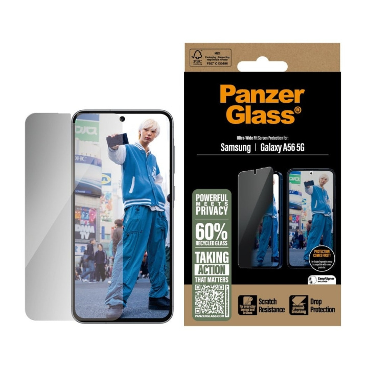 Privacy Screen Protector Samsung Galaxy A56 5G | Ultra-Wide Fit