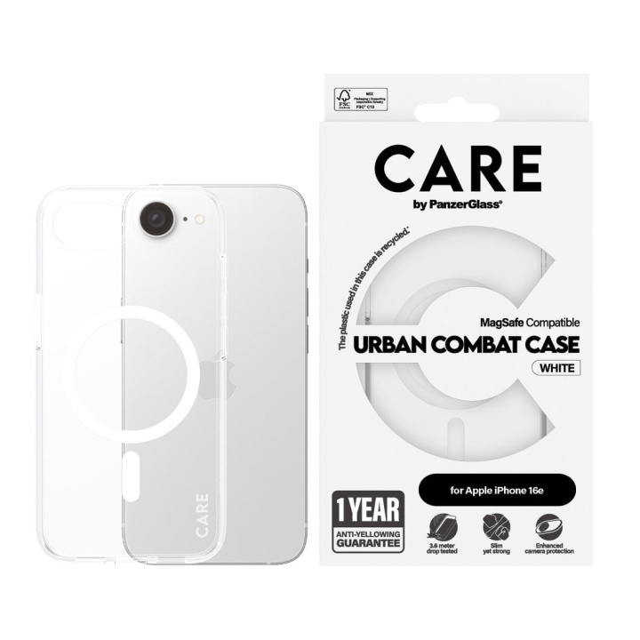 PanzerGlass CARE by PanzerGlass- Etui Transparent - MagSafe - iPhone 16e i gruppen SMARTTELEFON & NETTBRETT / Mobilbeskyttelse / Apple / iPhone 16 hos TP E-commerce Nordic AB (D22230)