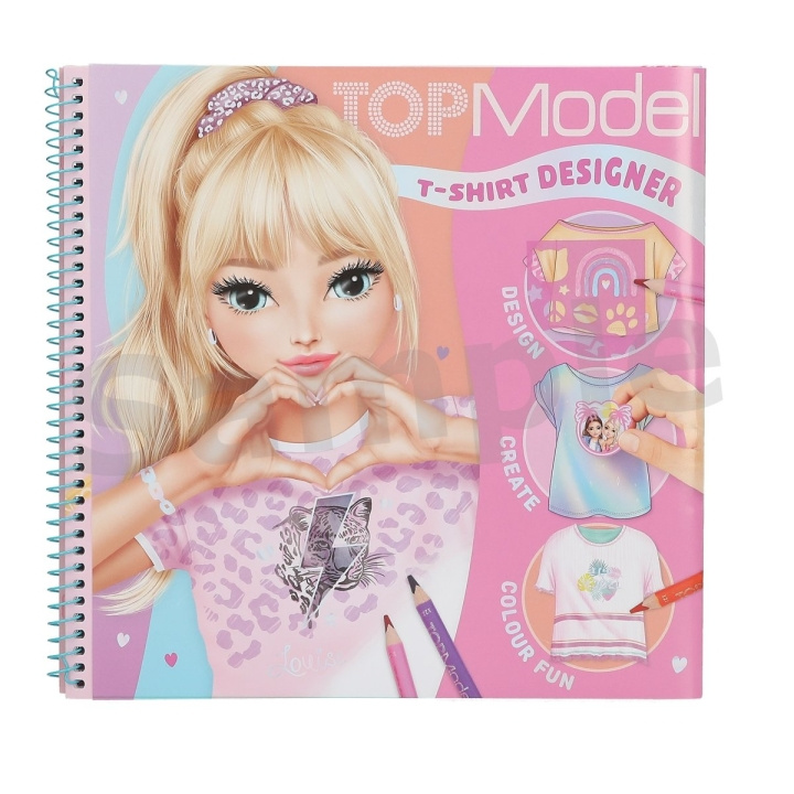TOPModel TOPModel T-skjorte-designer fargeleggingsbok (413585) i gruppen LEKER, BARN OG BABY / Leker / Håndtverk hos TP E-commerce Nordic AB (D22264)