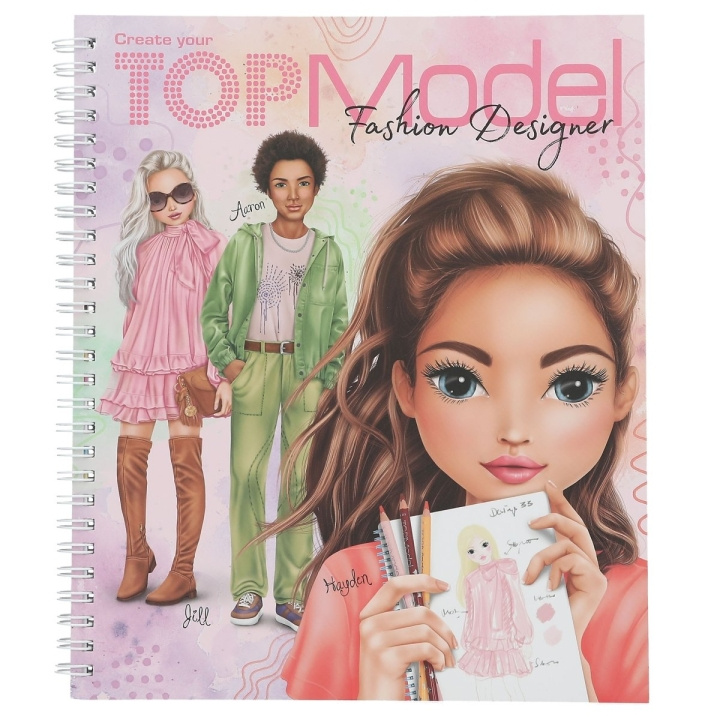 TOPModel Create Your TOPModel Fargeleggingsbok - (413582) i gruppen LEKER, BARN OG BABY / Leker / Håndtverk hos TP E-commerce Nordic AB (D22299)