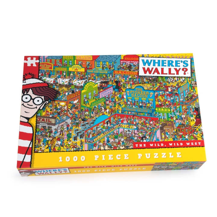 University Games Hvor er Wally - Det ville ville vesten - 1000 brikker (710-5925) i gruppen LEKER, BARN OG BABY / Leker / Barnas puslespill hos TP E-commerce Nordic AB (D22318)