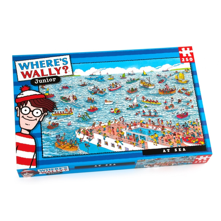 University Games Hvor er Wally - Til sjøs 250 brikker (710-5985) i gruppen LEKER, BARN OG BABY / Leker / Barnas puslespill hos TP E-commerce Nordic AB (D22323)
