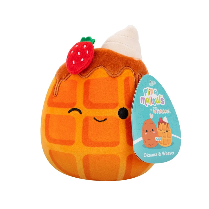 Squishmallows 13 cm - Flip A Mallows - Oksana og Weaver i gruppen LEKER, BARN OG BABY / Babyleker (0-3 år) / Kosedyr hos TP E-commerce Nordic AB (D22388)