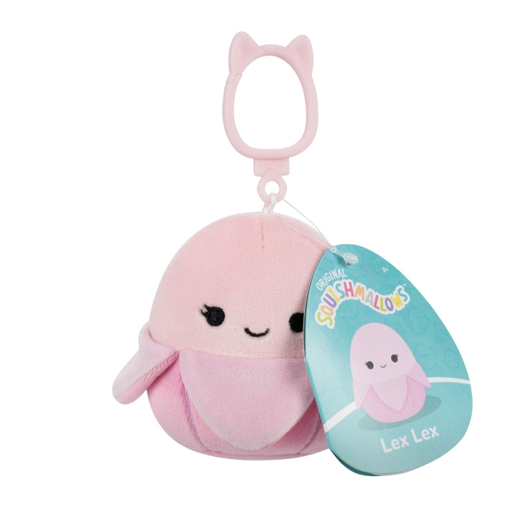 Squishmallows 9 cm - Clip On - Lex Lex Pastellrosa banan i gruppen LEKER, BARN OG BABY / Babyleker (0-3 år) / Kosedyr hos TP E-commerce Nordic AB (D22394)