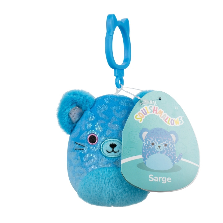 Squishmallows 9 cm - Clip On - Sarge Jaguar i gruppen LEKER, BARN OG BABY / Babyleker (0-3 år) / Kosedyr hos TP E-commerce Nordic AB (D22396)