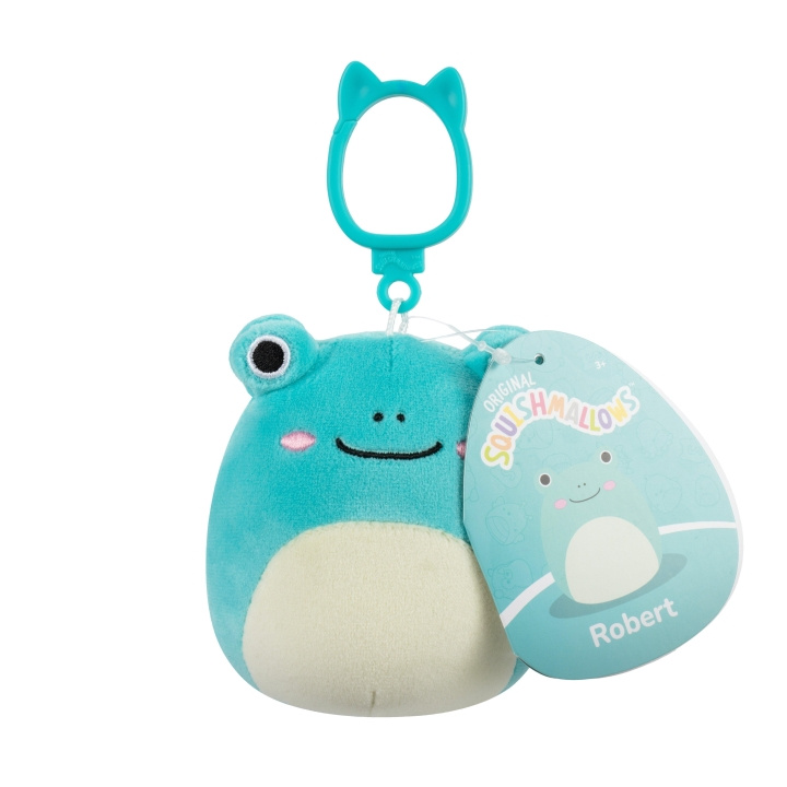 Squishmallows 9 cm - Clip On - Robert Frog i gruppen LEKER, BARN OG BABY / Babyleker (0-3 år) / Kosedyr hos TP E-commerce Nordic AB (D22397)