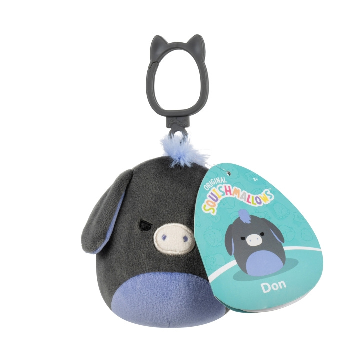 Squishmallows 9 cm - Clip On - Esel i gruppen LEKER, BARN OG BABY / Babyleker (0-3 år) / Kosedyr hos TP E-commerce Nordic AB (D22398)