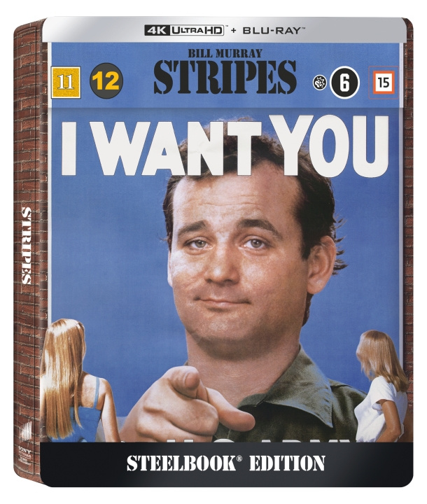 STRIPES STEELBOOK i gruppen Elektronikk / Lyd & Bilde / TV og tilbehør / Filmer / Blu-ray hos TP E-commerce Nordic AB (D22400)