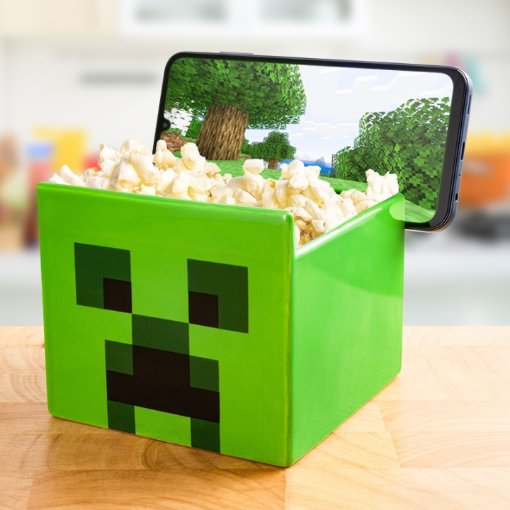 Paladone Minecraft Creeper Streaming Snack Bowl i gruppen SPORT, FRITID & HOBBY / Morsomme produkter / Morsomme produkter hos TP E-commerce Nordic AB (D22407)
