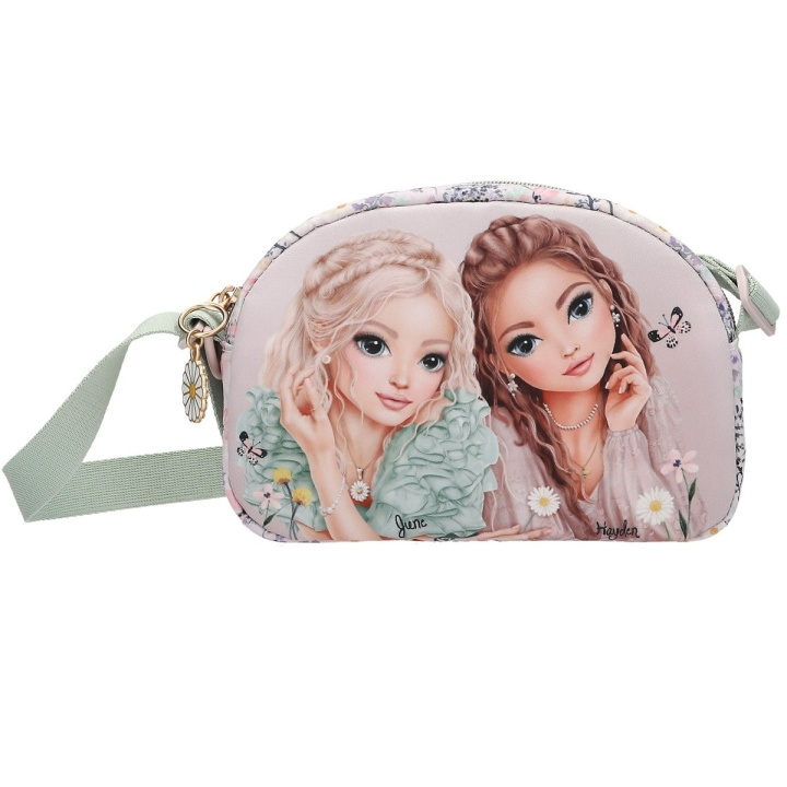 TOPModel TOPModel Skulderveske SUMMER FEELING - Myk rosa og salviegrønn - Liten (413312) i gruppen LEKER, BARN OG BABY / Reise / Barnevesker / Ryggsekker hos TP E-commerce Nordic AB (D22413)