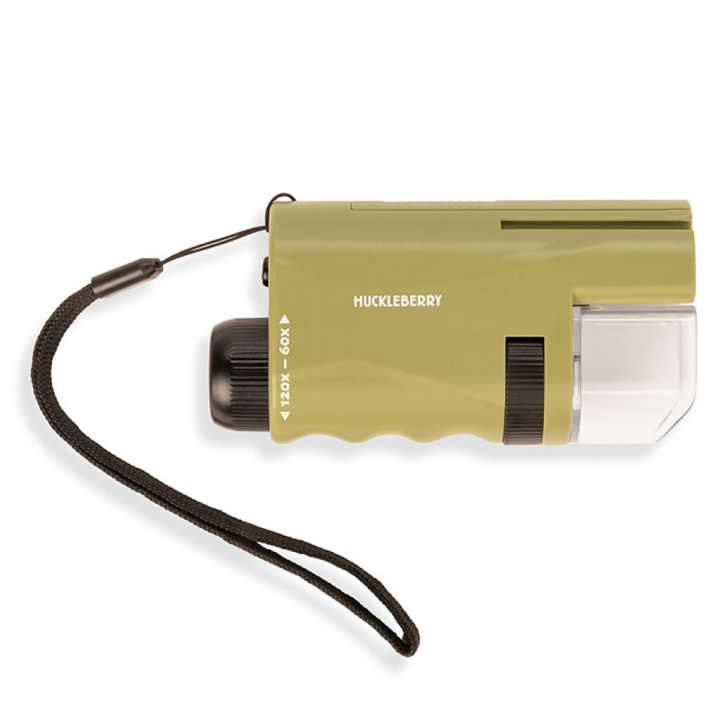 Kikkerland Huckleberry Pocket Microscope - 7,75 cm x 11,25 cm x 3,25 cm i gruppen SPORT, FRITID & HOBBY / Friluftsliv / Kikkerter hos TP E-commerce Nordic AB (D22471)