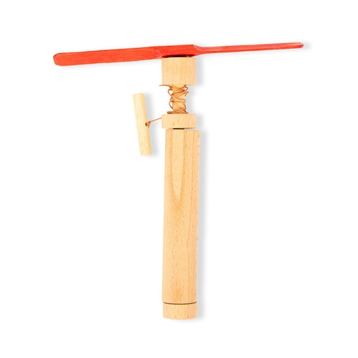 Kikkerland Huckleberry Pull Helicopter - (HB49-F) i gruppen SPORT, FRITID & HOBBY / Morsomme produkter / Smarte produkter hos TP E-commerce Nordic AB (D22473)