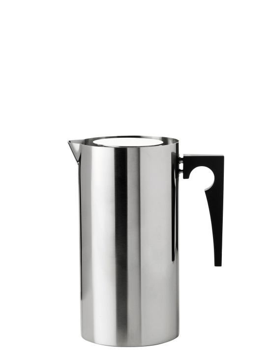 Stelton Arne Jacobsen Cylinda French Press 1 L (stål) i gruppen HJEM, HUS OG HAGE / Husholdningsapparater / Kaffe og espresso / Kaffetraktere hos TP E-commerce Nordic AB (D22504)