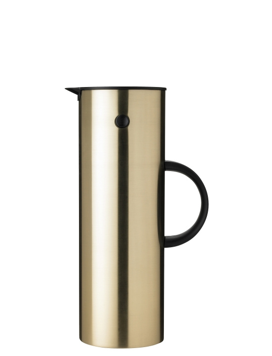 Stelton EM77 Vakuumkanne 1 L (børstet messing) i gruppen SPORT, FRITID & HOBBY / Friluftsliv / Termoser og flasker hos TP E-commerce Nordic AB (D22508)