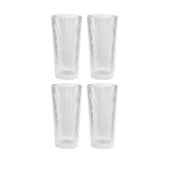 Stelton Pilastro Long Glass 30 cl (4 stk) i gruppen HJEM, HUS OG HAGE / Kjøkkenutstyr / Vin- og drinktilbehør hos TP E-commerce Nordic AB (D22511)