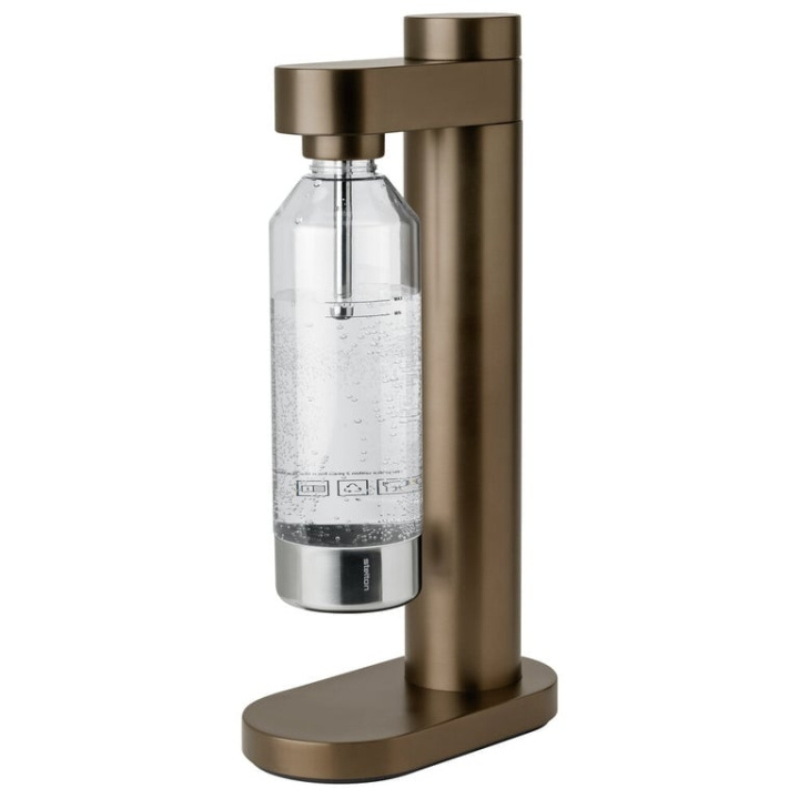Stelton Brus kullsyremaskin (metallbrun) i gruppen HJEM, HUS OG HAGE / Husholdningsapparater / Vann og juice / Kullsyremaskin / Maskiner hos TP E-commerce Nordic AB (D22515)
