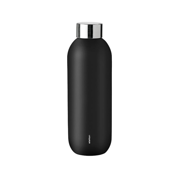 Stelton Keep Cool vakuumisolert flaske 0,6 L (svart) i gruppen SPORT, FRITID & HOBBY / Friluftsliv / Termoser og flasker hos TP E-commerce Nordic AB (D22530)