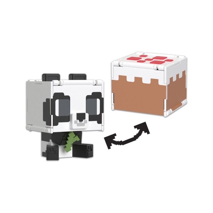 MINECRAFT Mob Head Minis Flipping Figs - Panda & Cake i gruppen LEKER, BARN OG BABY / Leker / Figurer, miniatyrer og tilbehør hos TP E-commerce Nordic AB (D22536)