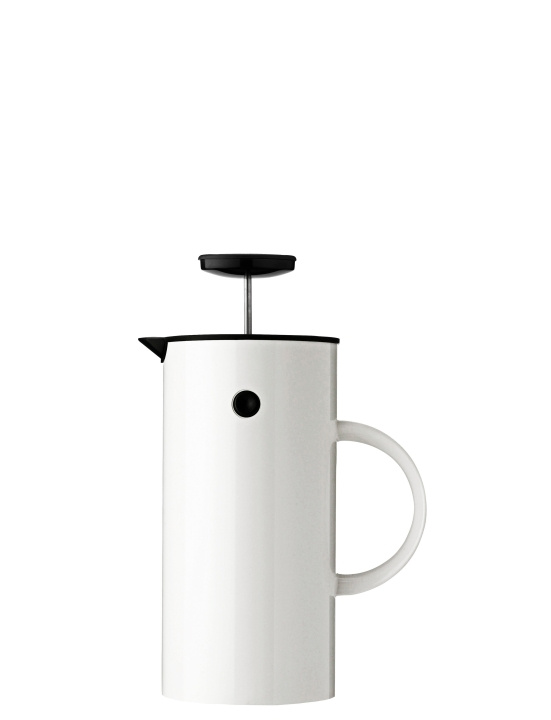 Stelton EM77 French Press 1 L (hvit) i gruppen HJEM, HUS OG HAGE / Husholdningsapparater / Kaffe og espresso hos TP E-commerce Nordic AB (D22540)