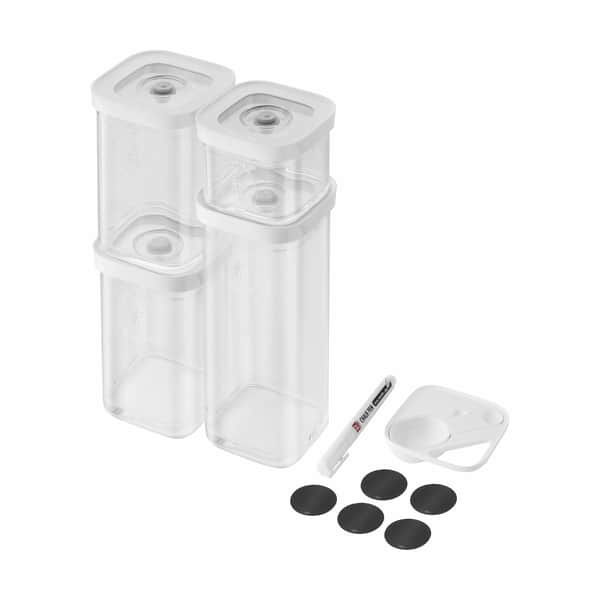 Zwilling Fresh & Save, CUBE-sett - transparent-hvitt - S / 6-deler i gruppen HJEM, HUS OG HAGE / Innredning / Oppbevaring hos TP E-commerce Nordic AB (D22555)