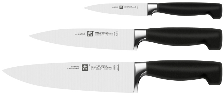 Zwilling FOUR STAR, Knivsett, 3-pcs - uten farge - E i gruppen HJEM, HUS OG HAGE / Kjøkkenutstyr / Kjøkkenkniver og knivslipere hos TP E-commerce Nordic AB (D22556)