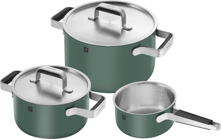 Zwilling Pure gryte- og pannesett, 3 deler - Grøn i gruppen HJEM, HUS OG HAGE / Kjøkkenutstyr / Stekepanner hos TP E-commerce Nordic AB (D22564)