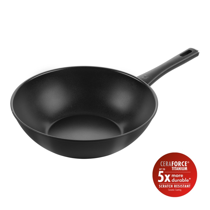 Zwilling Madura Plus keramisk wok - Sort - 30 cm i gruppen HJEM, HUS OG HAGE / Kjøkkenutstyr / Stekepanner hos TP E-commerce Nordic AB (D22569)