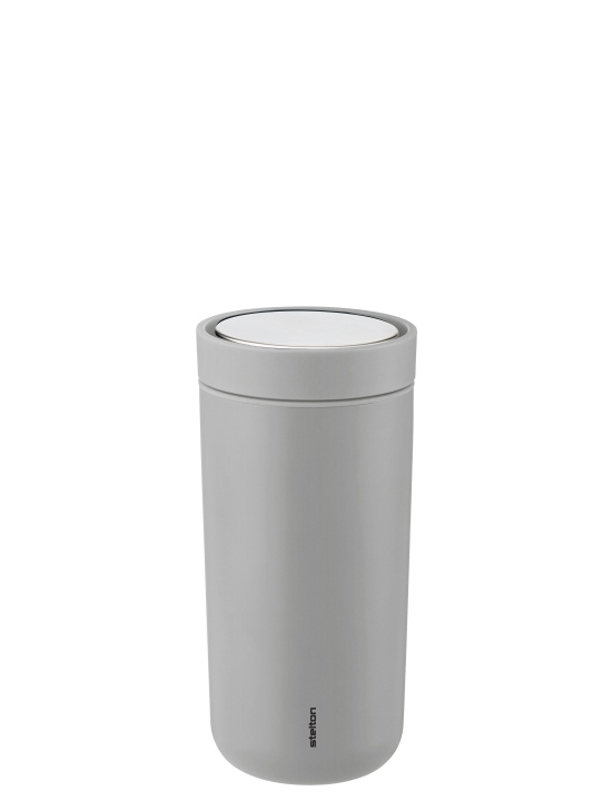 Stelton To-Go Click vakuumisolert kopp 0,4 l (lys grå) i gruppen SPORT, FRITID & HOBBY / Friluftsliv / Termoser og flasker hos TP E-commerce Nordic AB (D22571)
