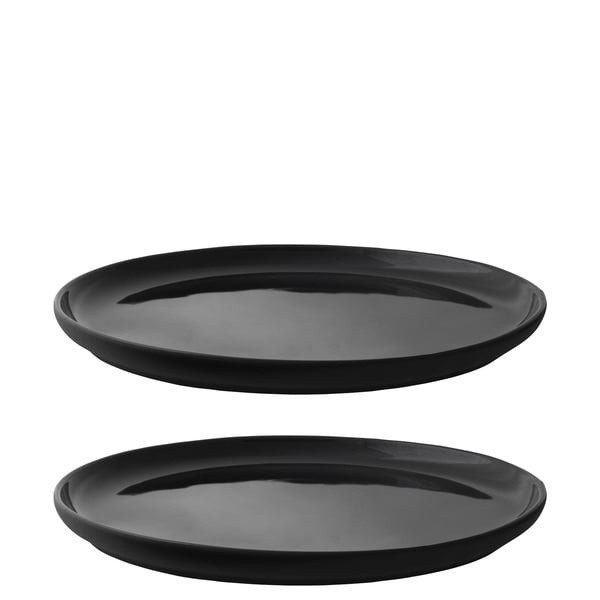 Stelton Theo Lunchtallerken Ø22 cm - 2 stk. (Svart) i gruppen HJEM, HUS OG HAGE / Kjøkkenutstyr / Annet kjøkkenutstyr hos TP E-commerce Nordic AB (D22576)