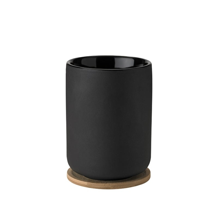 Stelton Theo termokopp med underkop 0,25 l (svart) i gruppen SPORT, FRITID & HOBBY / Morsomme produkter / Kopper hos TP E-commerce Nordic AB (D22578)