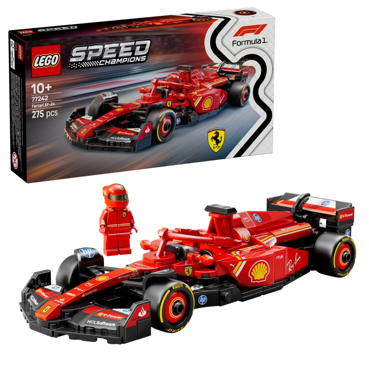 LEGO Speed Champions - Ferrari SF-24 F1 Racerbil (77242) i gruppen LEKER, BARN OG BABY / Leker / Byggeleker / Lego hos TP E-commerce Nordic AB (D22590)