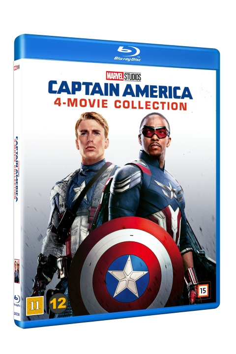 Captain America - 4 Movie Collection - Blu-Ray i gruppen Elektronikk / Lyd & Bilde / TV og tilbehør / Filmer / Blu-ray hos TP E-commerce Nordic AB (D22597)