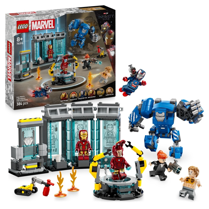 LEGO Super Heroes - Iron Man\'s Laboratory: Hall of Armour (76315) i gruppen LEKER, BARN OG BABY / Leker / Byggeleker / Lego hos TP E-commerce Nordic AB (D22607)