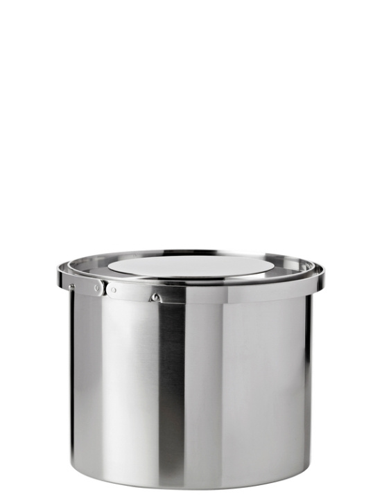 Stelton Arne Jacobsen Cylinda isbøtte 2,5 L (stål) i gruppen SPORT, FRITID & HOBBY / Morsomme produkter / Smarte produkter hos TP E-commerce Nordic AB (D22692)
